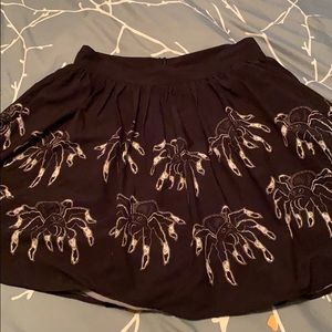 Sourpuss Creepy Crawlies Spider Skirt Large